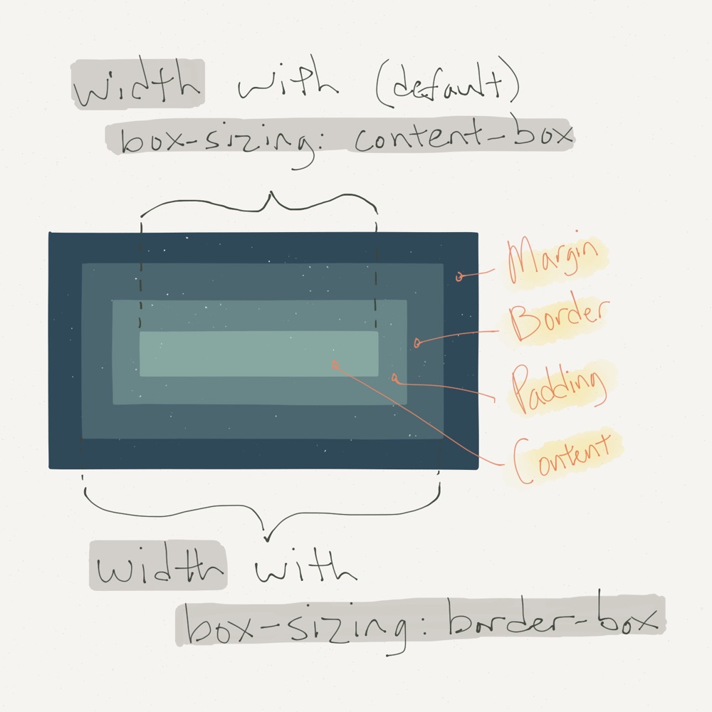 The CSS box model