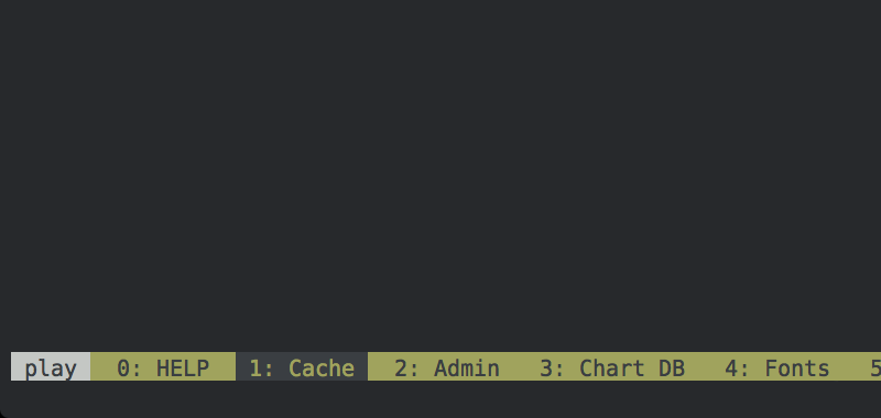 tmux status bar after configurations